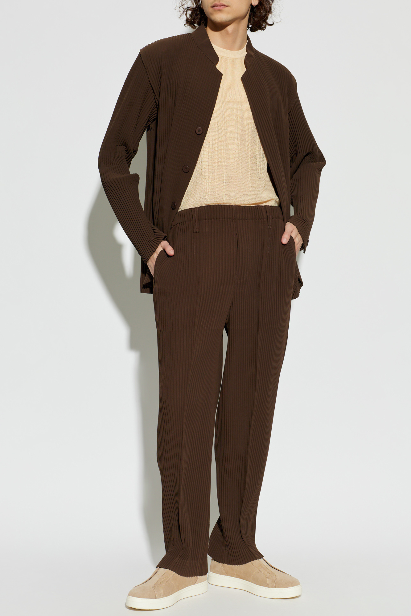 Homme Plissé Issey Miyake Transparent top | Men's | Vitkac
